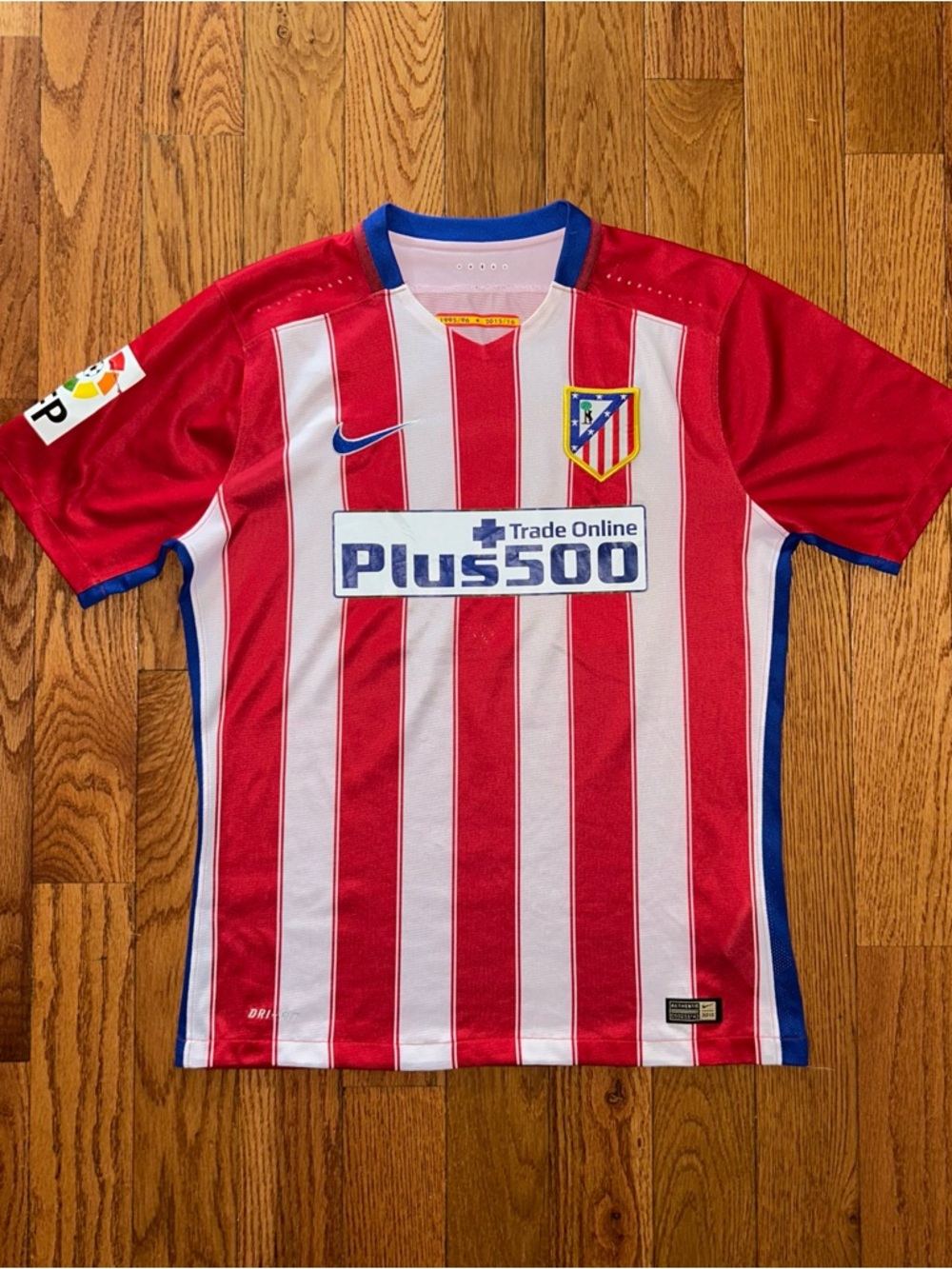Atletico Madrid 2015/16 Nike Authentic Jersey Size Medium